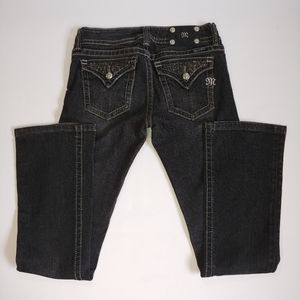 Miss Me #JP5023 Dark Grey Boot Cut Jean Size 28